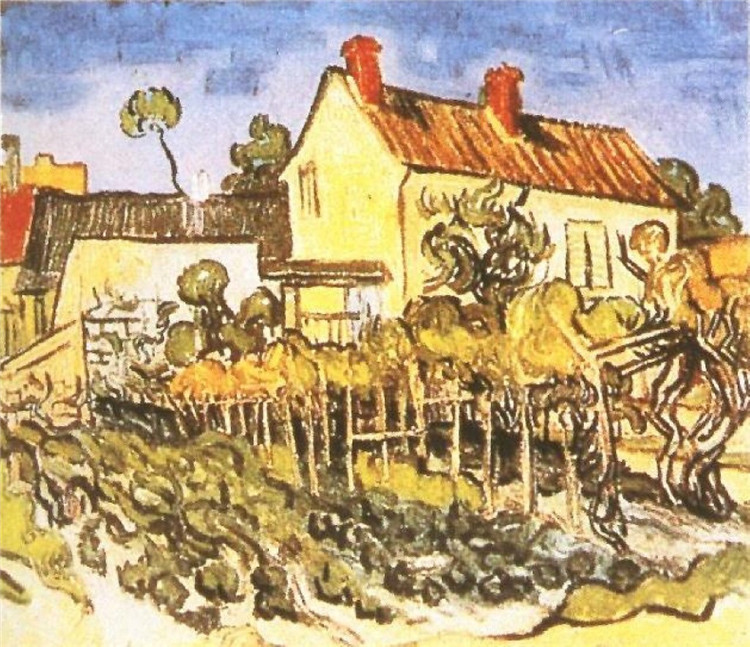 The House Of Pere Eloi Van Gogh Oil Painting